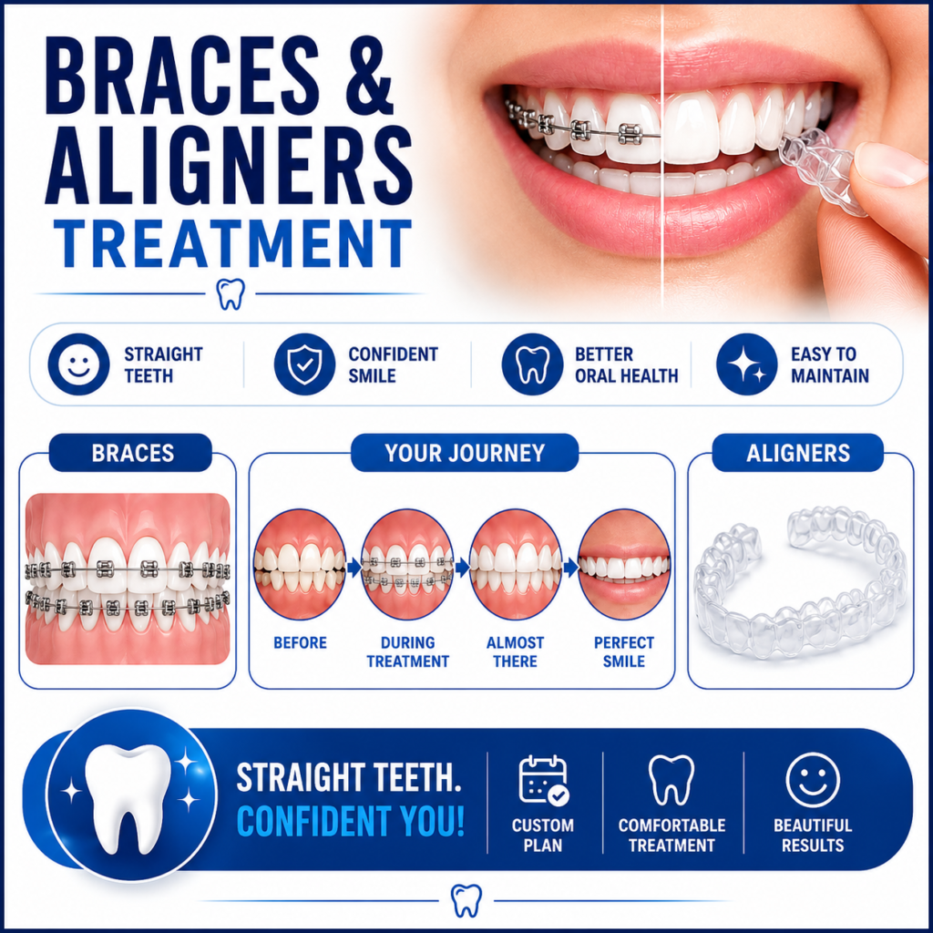 Braces and Aligners